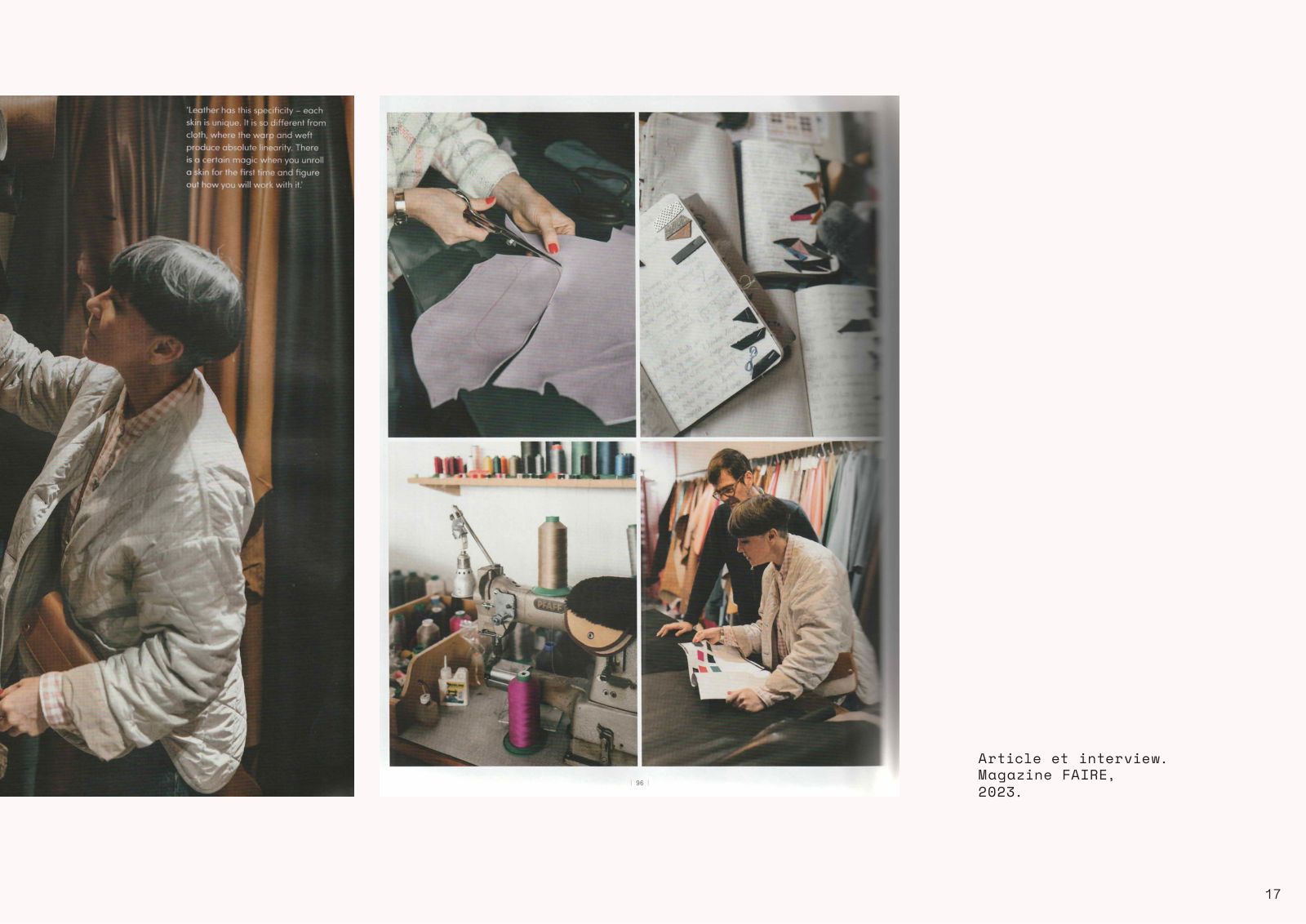 Portfolio, page 17